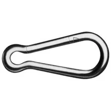 Tűzoltókarabiner DIN 5299 – C forma, cinkkel galvanizált SM acél