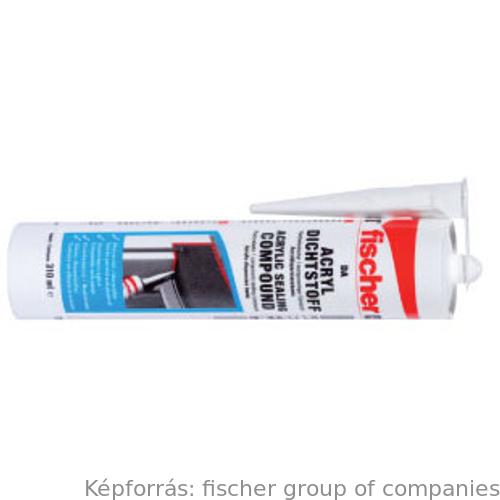 DA fehér 310ml akril tömitőanyag