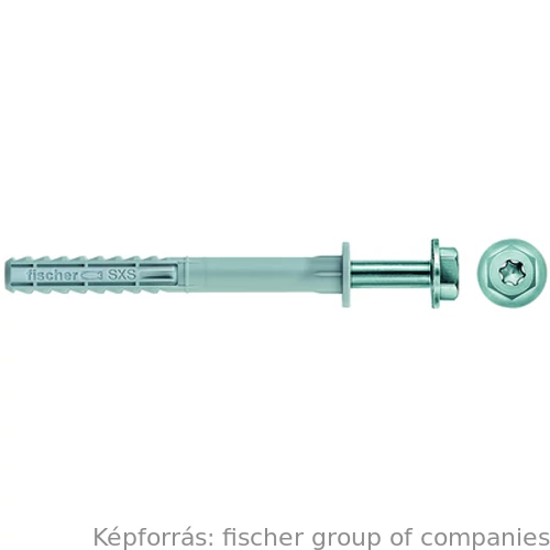 SXS10x160F US A4rögzitődübel korr.álló